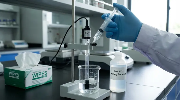 기준 전극의 충진 용액에 권장되는 유지보수는 무엇입니까? 안정적이고 정확한 판독을 위한 가이드