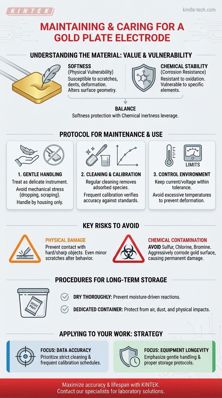 ما هي الجوانب الرئيسية لصيانة ورعاية قطب الذهب المطلي؟ الحفاظ على الأداء وإطالة العمر الافتراضي دليل مرئي