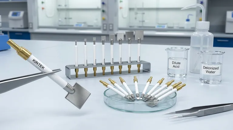 What pretreatment is required before using a platinum mesh electrode? A Guide to Reliable Electrochemical Results