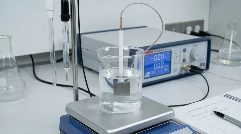 How should a platinum mesh electrode be operated during an experiment? Ensure Accurate Electrochemical Measurements