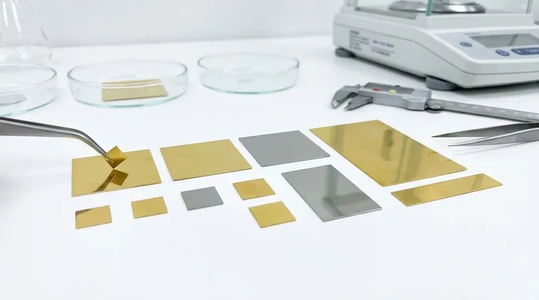 实验用金铂片的纯度是多少?确保 99.99% 的纯度以获得可靠的结果