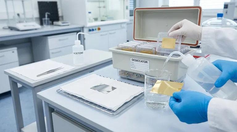 Comment les feuilles d'or ou de platine doivent-elles être manipulées et stockées après utilisation ? Préserver l'intégrité de la surface pour un travail de précision