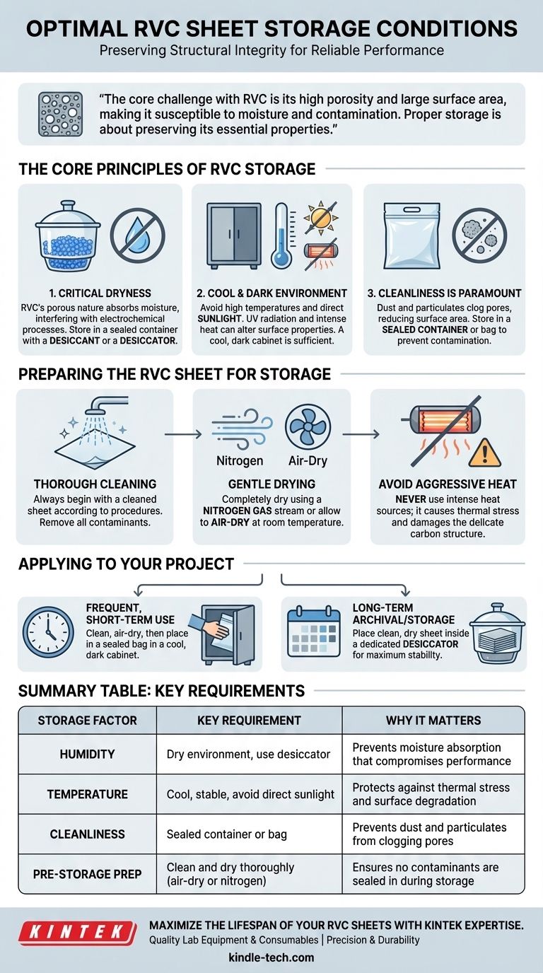 Каковы правильные условия хранения листа RVC? Обеспечьте долгосрочную производительность и целостность Визуальное руководство