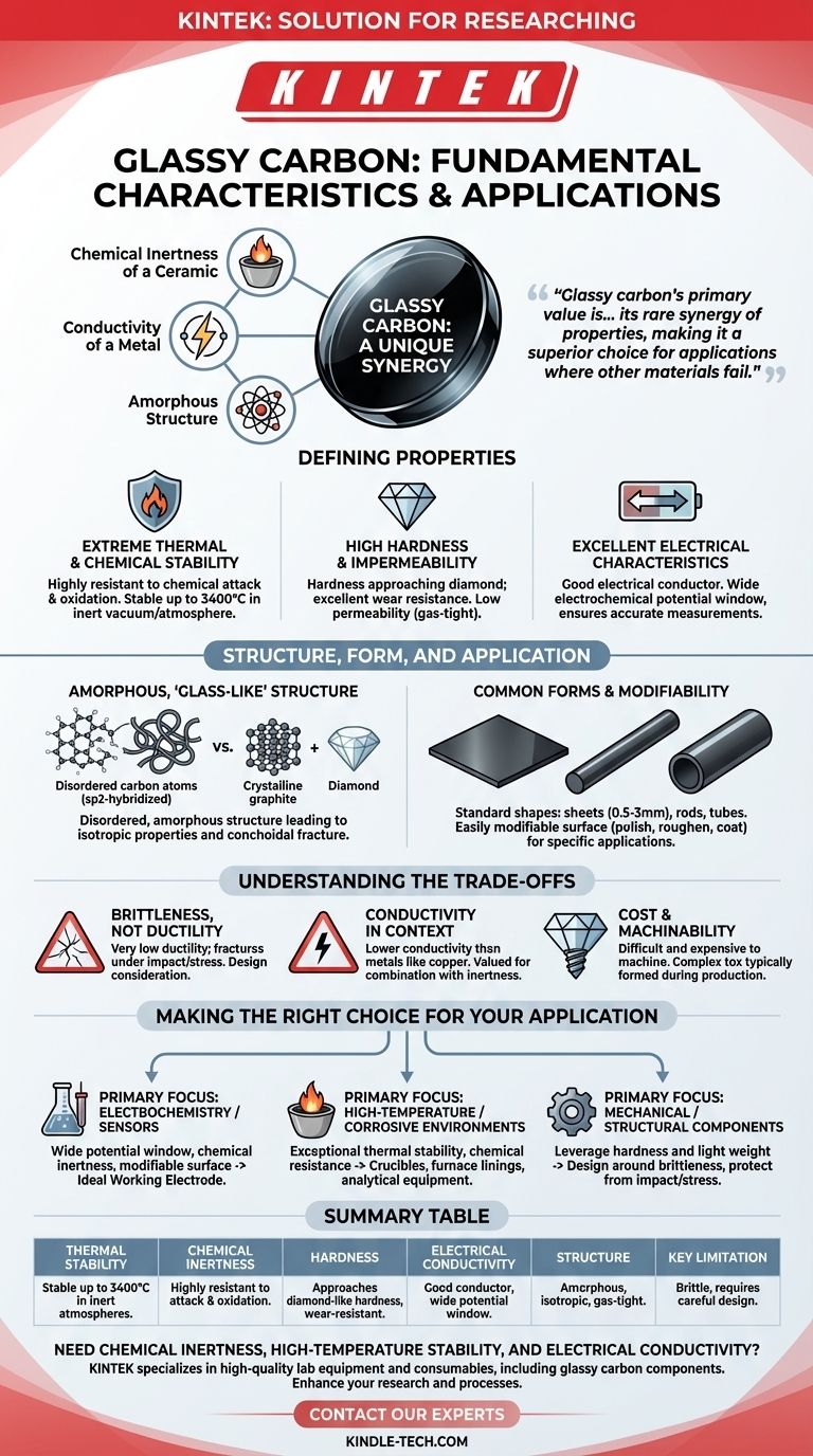 ガラス状炭素の基本的な特性は何ですか？そのユニークな特性の相乗効果を発見してください ビジュアルガイド