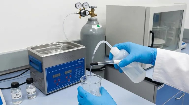 Quelle est la procédure appropriée pour nettoyer une feuille de carbone vitreux après utilisation ? Un guide définitif pour garantir des résultats fiables