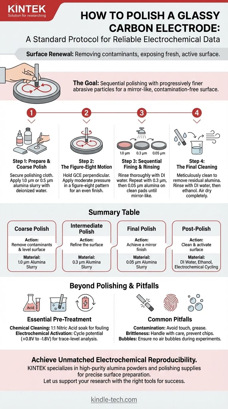 Comment polir une électrode en carbone vitreux ? Un guide étape par étape pour une surface électrochimique parfaite Guide Visuel