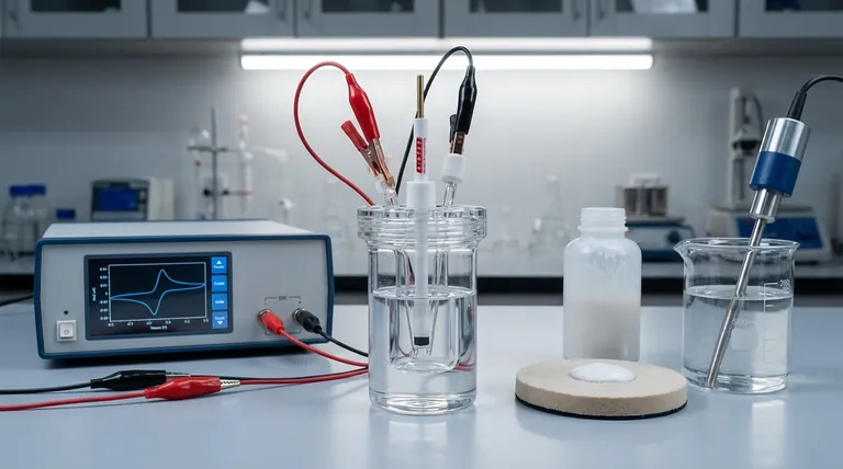 실험 전에 유리탄소전극을 어떻게 활성화하나요? 깨끗하고 재현 가능한 전기화학 데이터를 얻는 방법