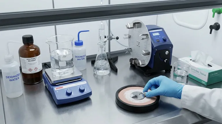 كيف ينبغي تحضير قطب قرص معدني والإلكتروليت المقابل له قبل إجراء التجربة؟ دليل خطوة بخطوة