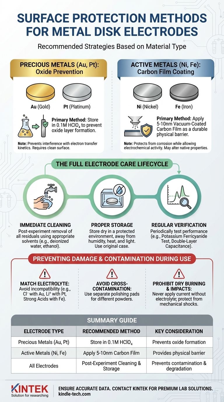 Quais são os métodos recomendados de proteção de superfície para diferentes tipos de eletrodos de disco metálico? Guia Essencial para Longevidade Guia Visual