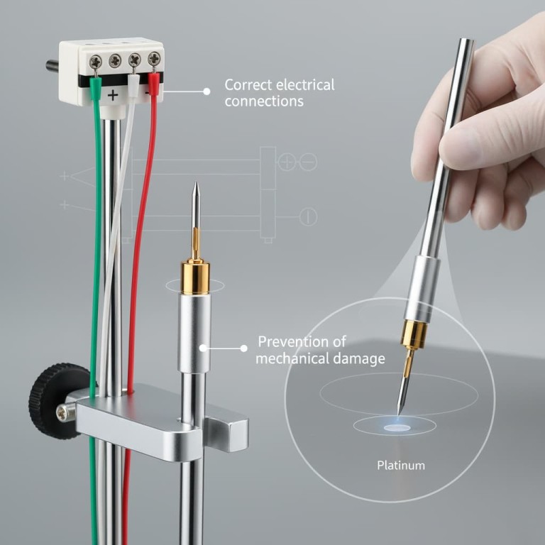 What precautions should be taken when connecting a platinum disk electrode? Ensure Accurate Measurements & Longevity