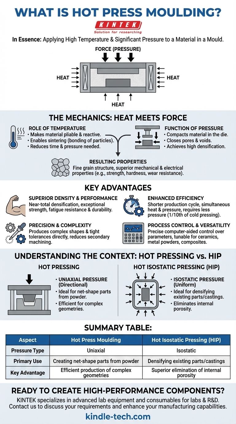 什么是热压成型？通过热量和压力实现卓越密度和复杂形状 图解指南