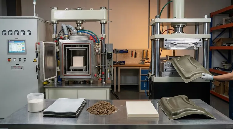 熱間プレスと圧縮成形の違いは何ですか?形状と材料性能