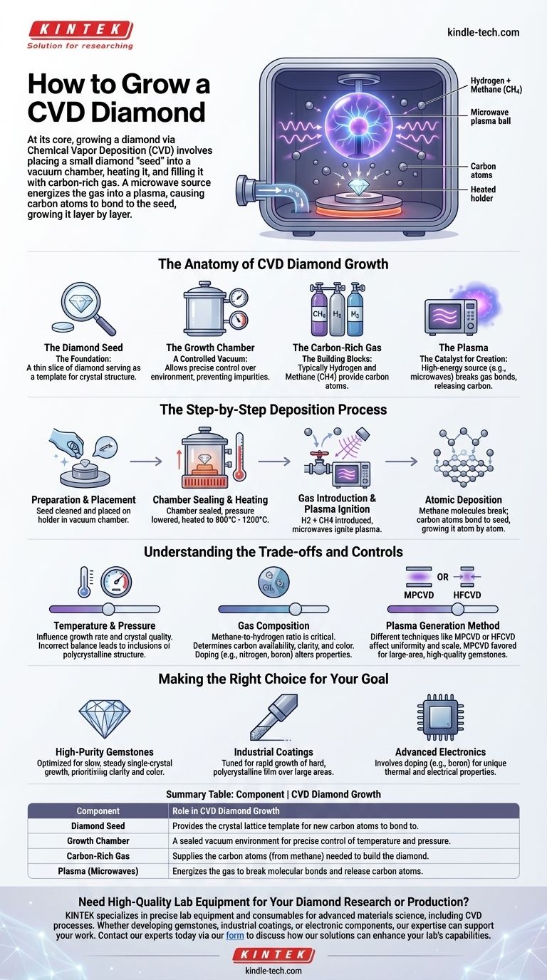 How do you grow a CVD diamond? A Step-by-Step Guide to Lab-Grown Diamond Creation Visual Guide