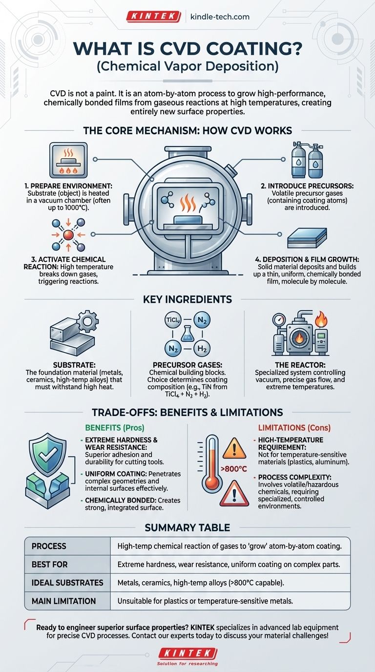 CVD 코팅이란 무엇인가요? 최고의 성능을 위해 재료의 표면을 변화시키세요 시각적 가이드