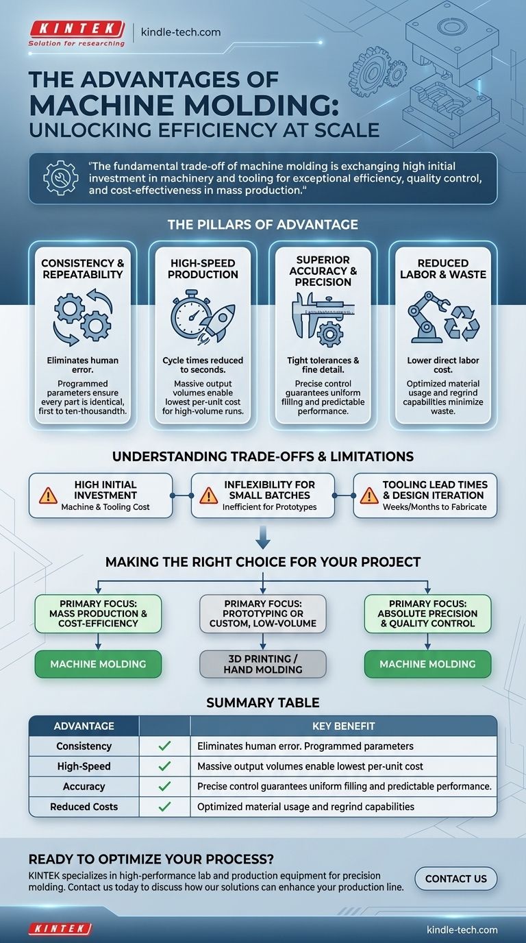 ما هي مزايا القولبة الآلية؟ تحقيق كفاءة ودقة الإنتاج الضخم دليل مرئي