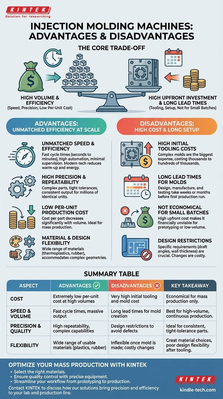 Quels sont les avantages et les inconvénients de la machine de moulage par injection ? Maximiser l'efficacité pour la production de masse Guide Visuel