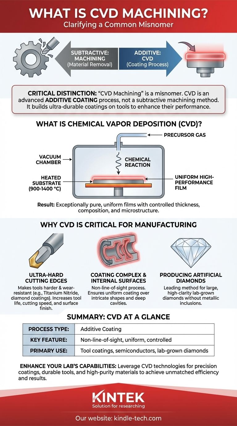 What is CVD machining? Unlocking the Power of Advanced Additive Coating Visual Guide