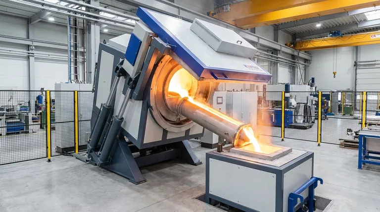 ¿Cómo funciona el mecanismo de vertido de un horno de desgasificación por inducción al vacío (VIDP)? Descubra el secreto de la producción de metales de alta pureza