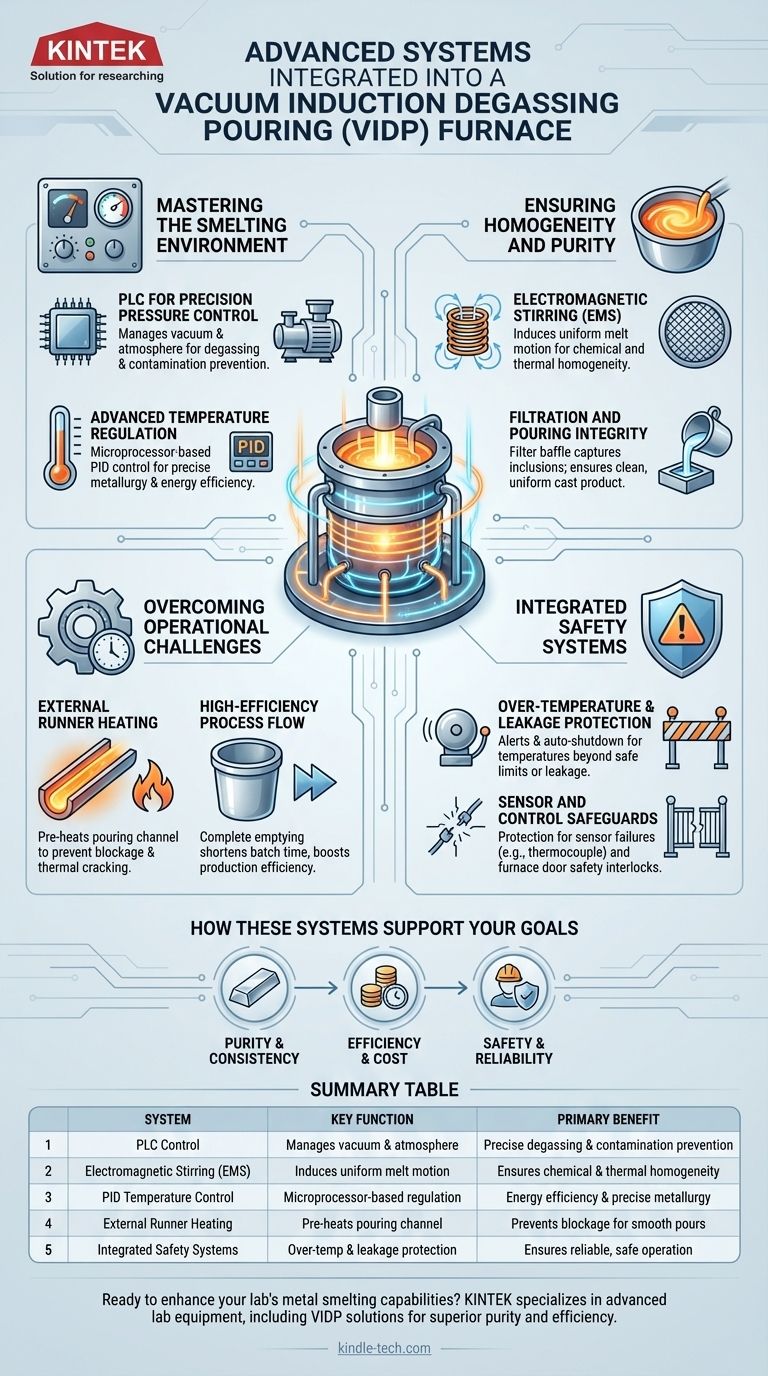 VIDP熔炉集成了哪些先进系统？实现卓越的金属纯度和冶炼效率 图解指南