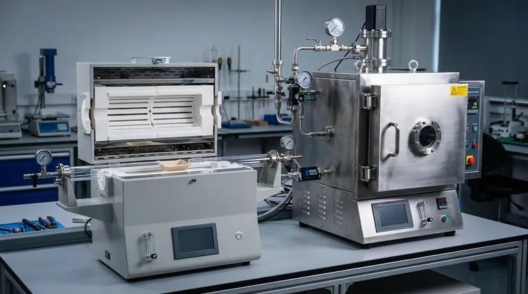 Quels critères déterminent l'utilisation d'un four à tube sous vide ou d'un four à chambre sous vide ? L'échelle et la température sont essentielles