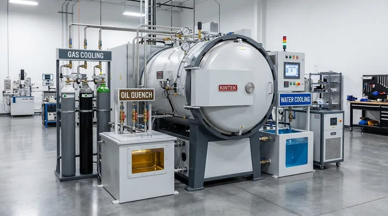 Quelles sont les trois principales méthodes de refroidissement d'un four de traitement thermique sous vide ? Optimiser la dureté et l'état de surface