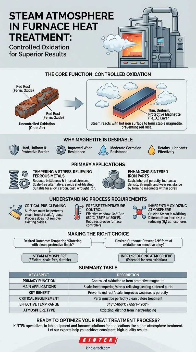 À quoi sert une atmosphère de vapeur dans un four ? Obtenir un revenu sans calamine et améliorer les pièces frittées Guide Visuel