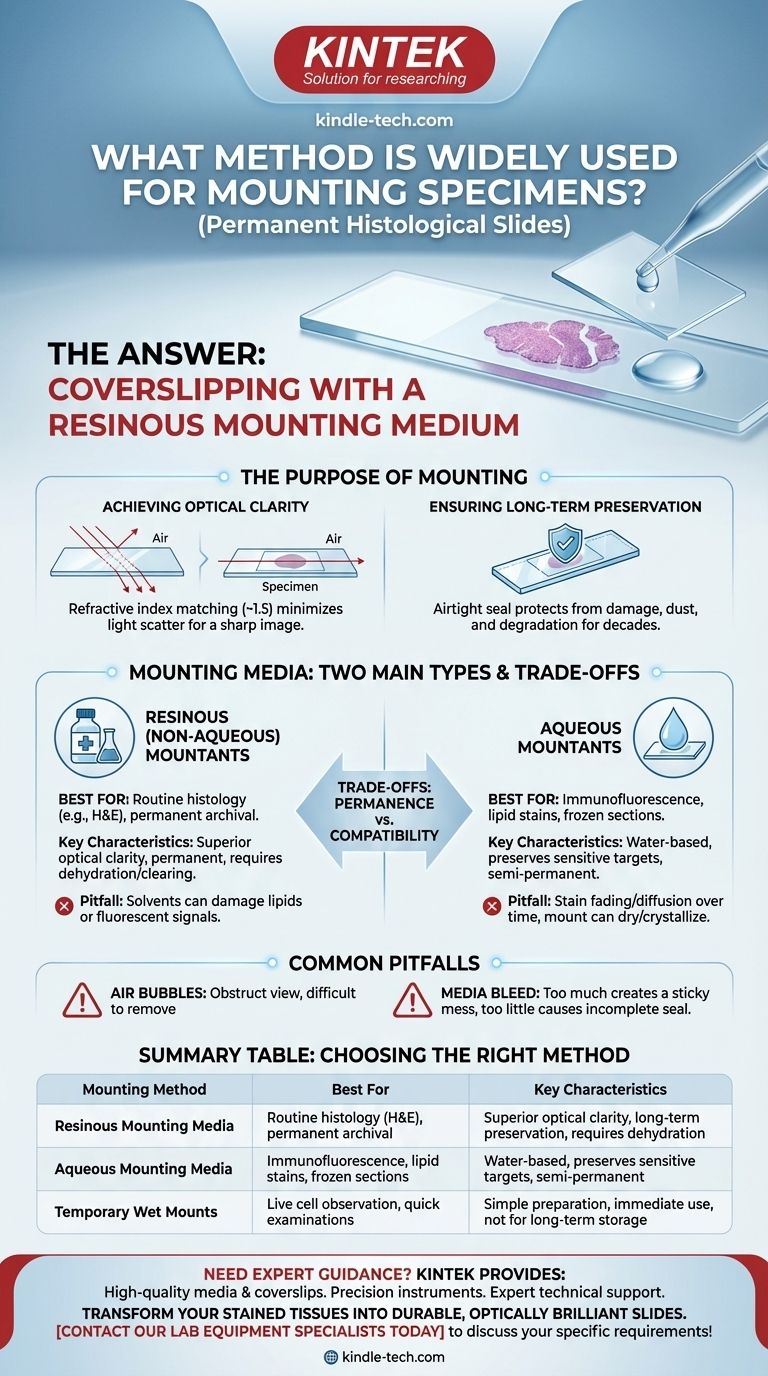 Какой метод широко используется для монтирования образцов? Достигните идеальных гистологических препаратов с помощью проверенных методов Визуальное руководство