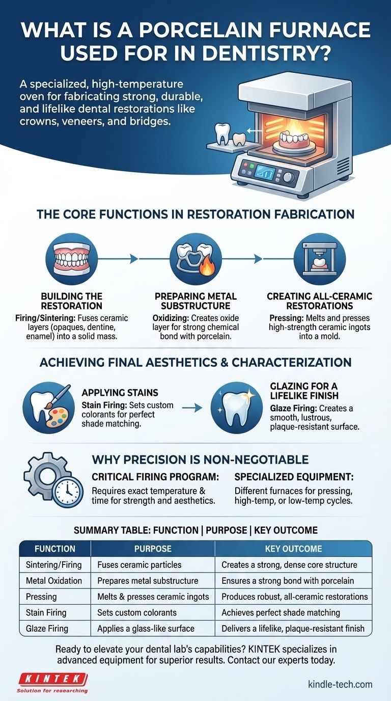 À quoi sert un four à porcelaine en dentisterie ? Fabrication de précision pour des restaurations dentaires réalistes Guide Visuel