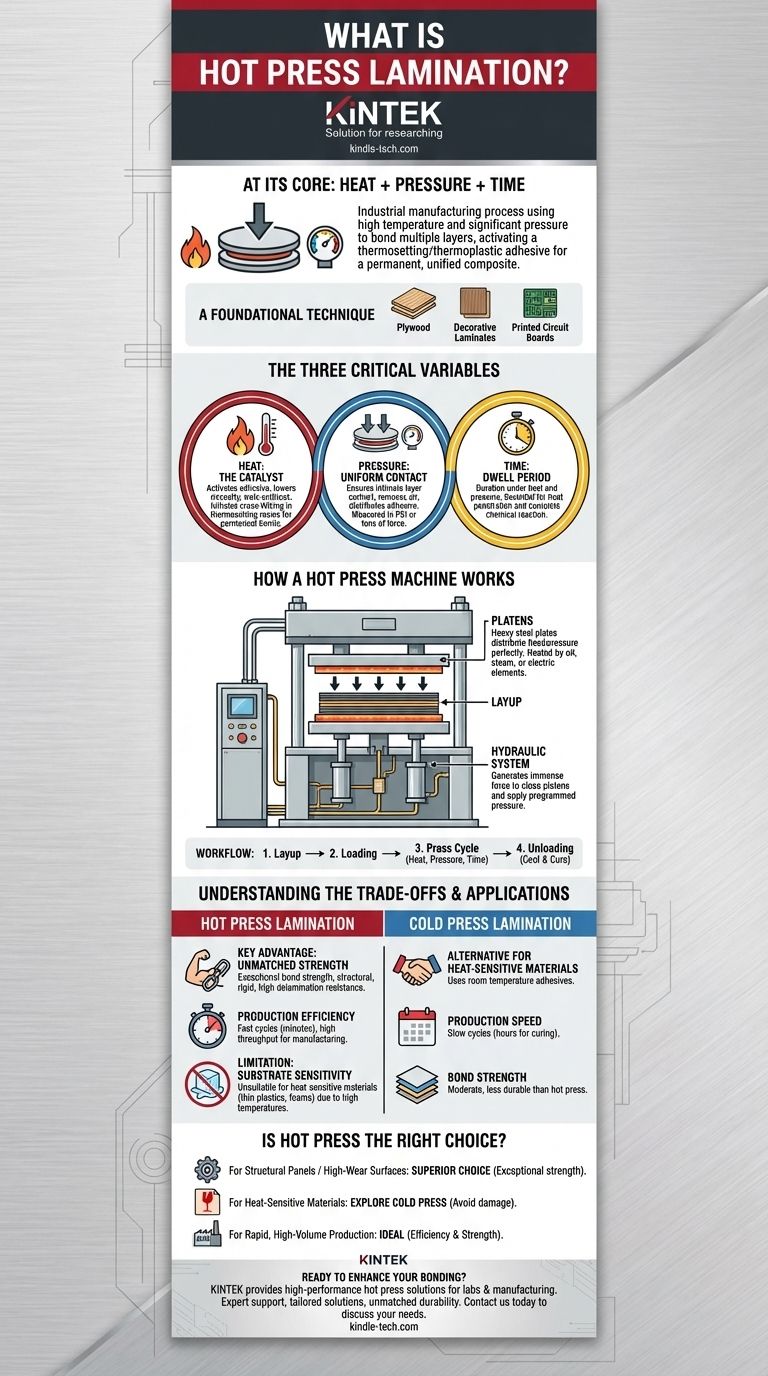 핫 프레스 라미네이션이란 무엇인가요? 강력하고 내구성 있는 재료 접합을 위한 궁극적인 가이드 시각적 가이드