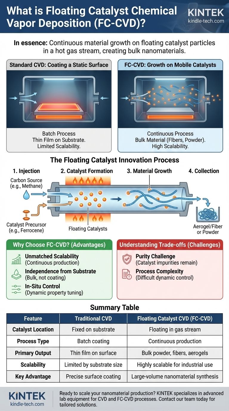 Was ist die chemische Gasphasenabscheidung mit schwebendem Katalysator? Ein Leitfaden zur kontinuierlichen Nanomaterialproduktion Visuelle Anleitung