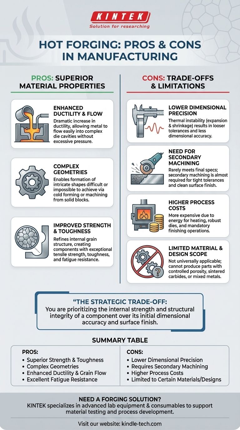 ما هي إيجابيات وسلبيات الحدادة الساخنة؟ أطلق العنان لقوة فائقة للمكونات الحيوية دليل مرئي