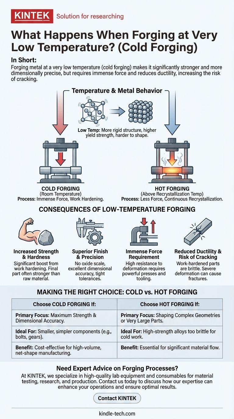What will happen if forging is carried out at very low temperature? Discover the Power of Cold Forging Visual Guide