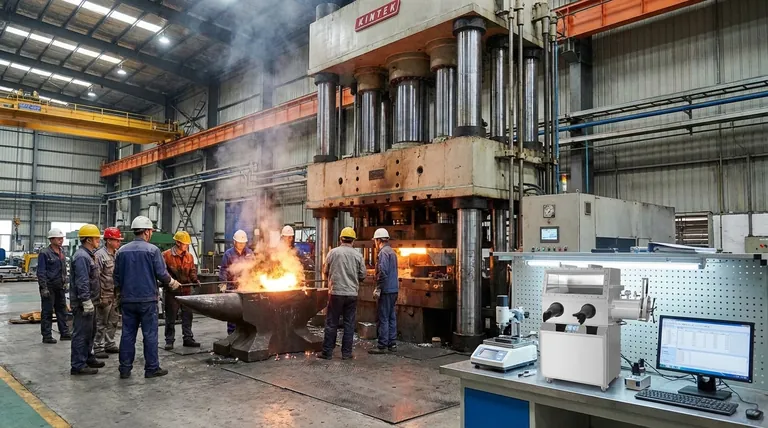 鍛造プレスのサイズとは？鍛造のニーズに合わせてトン数と設置面積を調整する