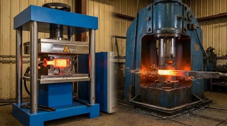 What is the difference between a power press and a power hammer? Choose the Right Forging Method for Your Metal