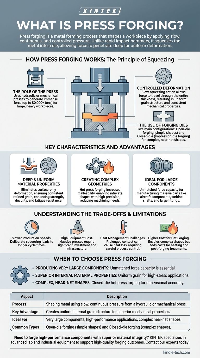 What is press forging? The Ultimate Guide to High-Strength Metal Forming Visual Guide