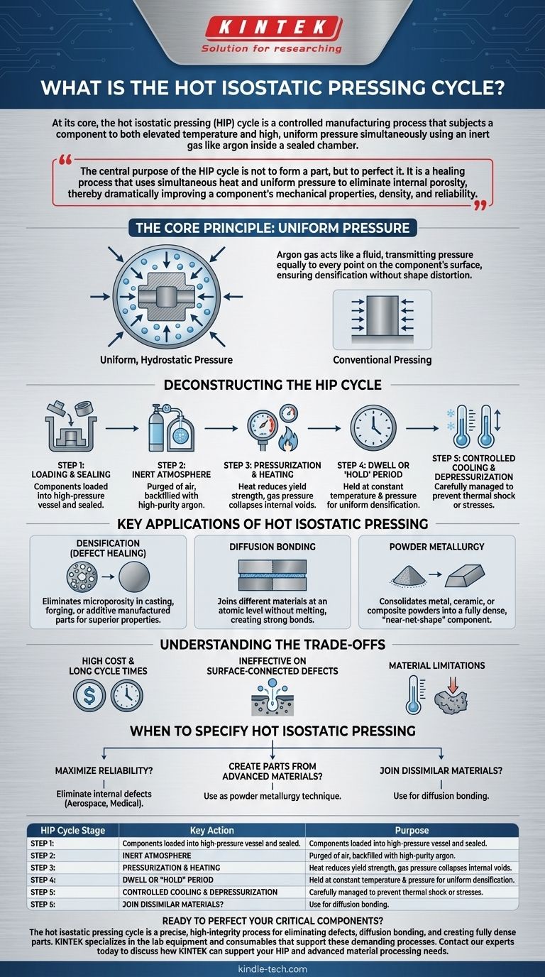 What is the hot isostatic pressing cycle? A Guide to HIP for Superior Material Integrity Visual Guide