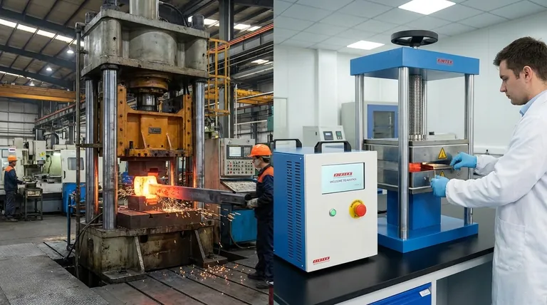 유압 프레스는 누가 사용하나요? 엄청난 힘을 필요로 하는 산업 및 응용 분야 가이드