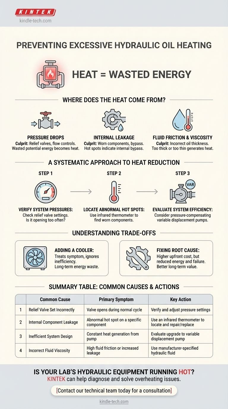 Что вы будете делать, чтобы уменьшить предотвратить чрезмерный нагрев масла в гидравлической системе? Руководство по повышению эффективности и надежности Визуальное руководство