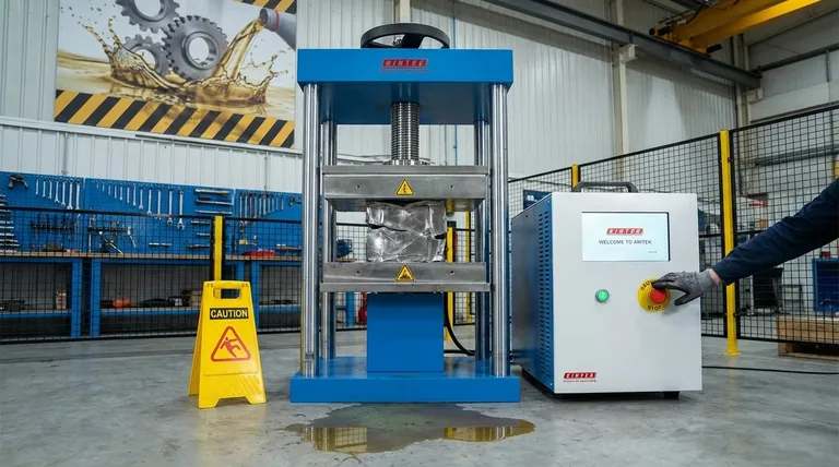 Welche Gefahren birgt eine hydraulische Presse? Quetsch-, Injektions- und Brandrisiken verstehen