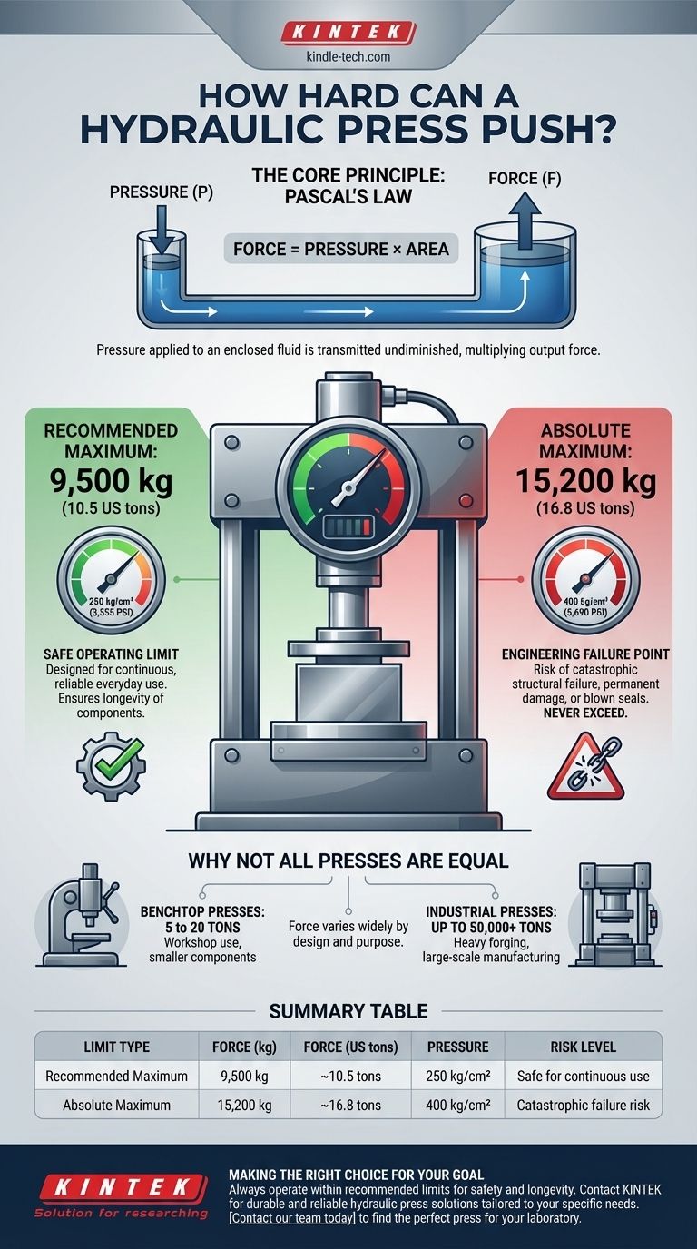 Quanto può spingere forte una pressa idraulica? Comprendere i limiti di forza per un funzionamento sicuro Guida Visiva