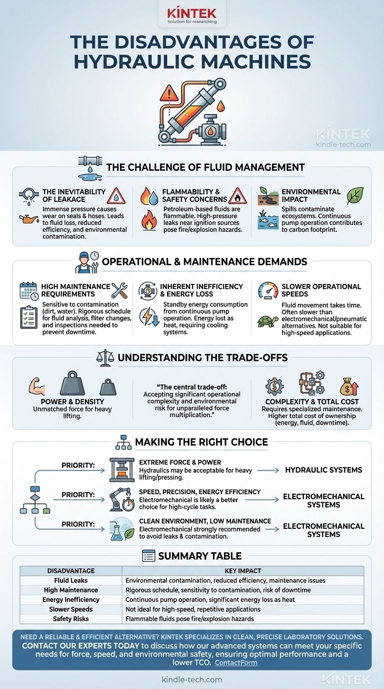 Was sind die Nachteile von Hydraulikmaschinen? Wichtige Kompromisse bei Leistung und Performance Visuelle Anleitung