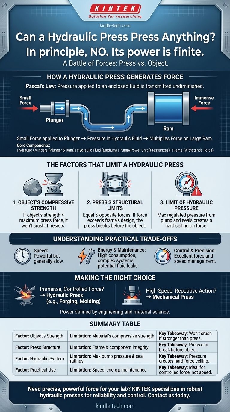 유압 프레스는 무엇이든 누를 수 있을까요? 그 힘의 실제 한계 이해하기 시각적 가이드