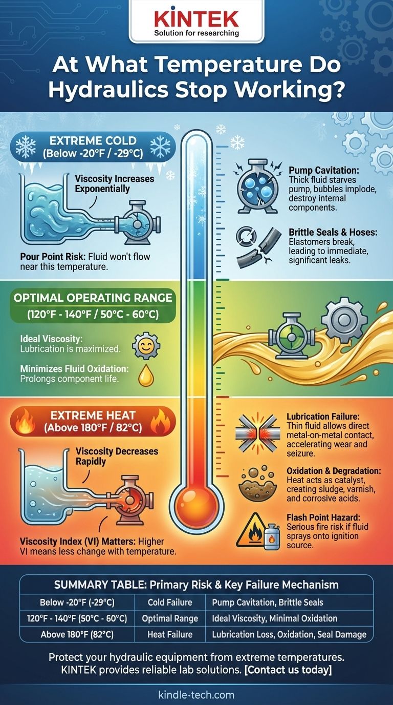 ¿A qué temperatura dejan de funcionar los sistemas hidráulicos? Evite fallos catastróficos en condiciones extremas Guía Visual
