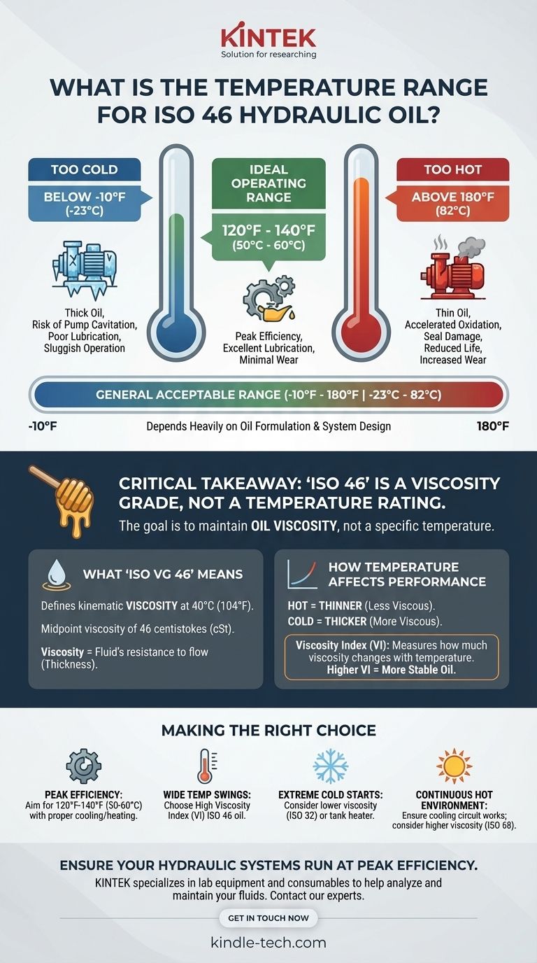 Welcher Temperaturbereich gilt für ISO 46 Hydrauliköl? Optimieren Sie die Leistung und Lebensdauer Ihres Systems Visuelle Anleitung
