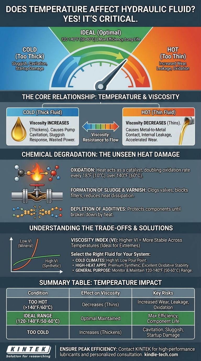 온도가 유압유에 영향을 미치나요? 시스템 성능에서 열의 결정적인 역할 시각적 가이드
