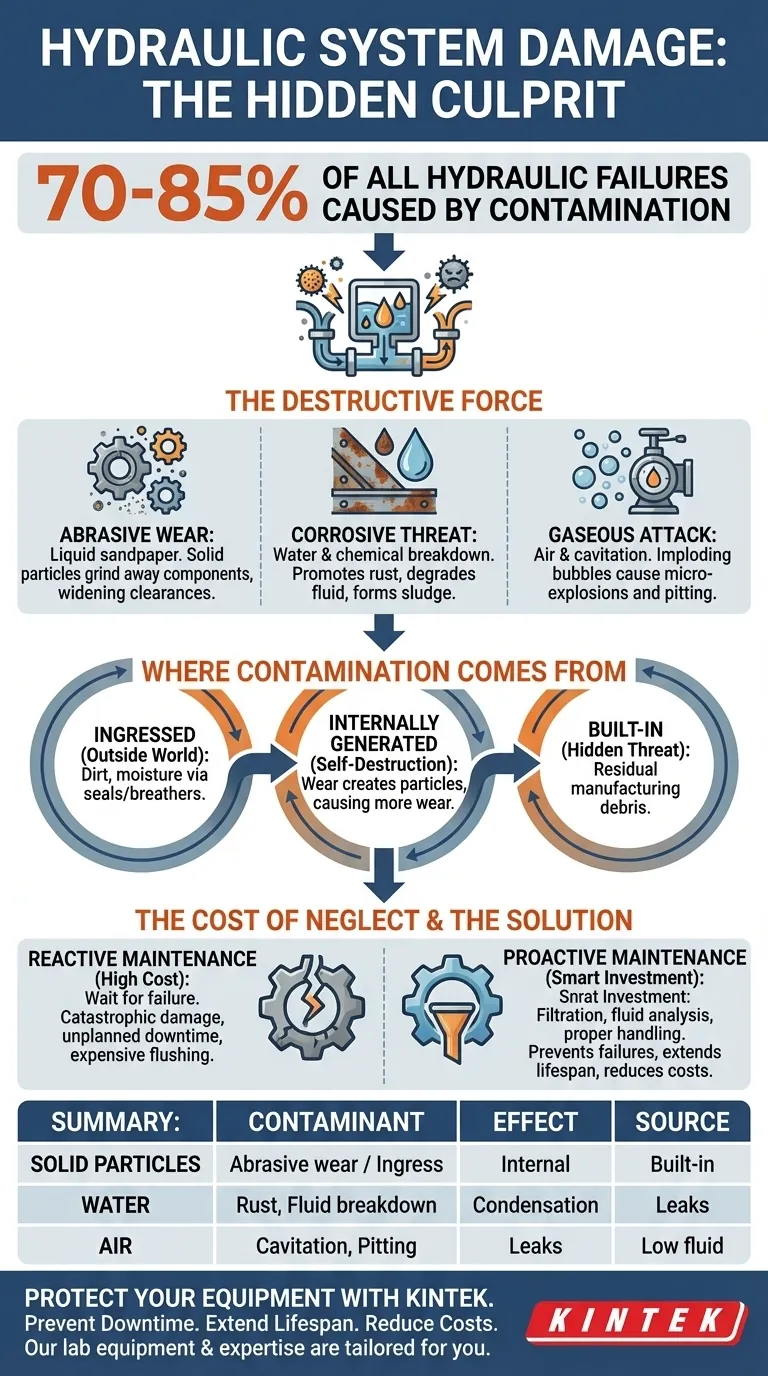 油圧システムの損傷の最も一般的な原因は何ですか？予防保全で費用のかかる故障を防ぐ ビジュアルガイド