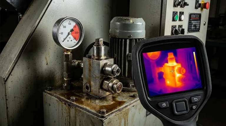 Was ist die wahrscheinlichste Ursache für eine übermäßige Erwärmung der Hydraulikflüssigkeit? A Defektes Druckbegrenzungsventil