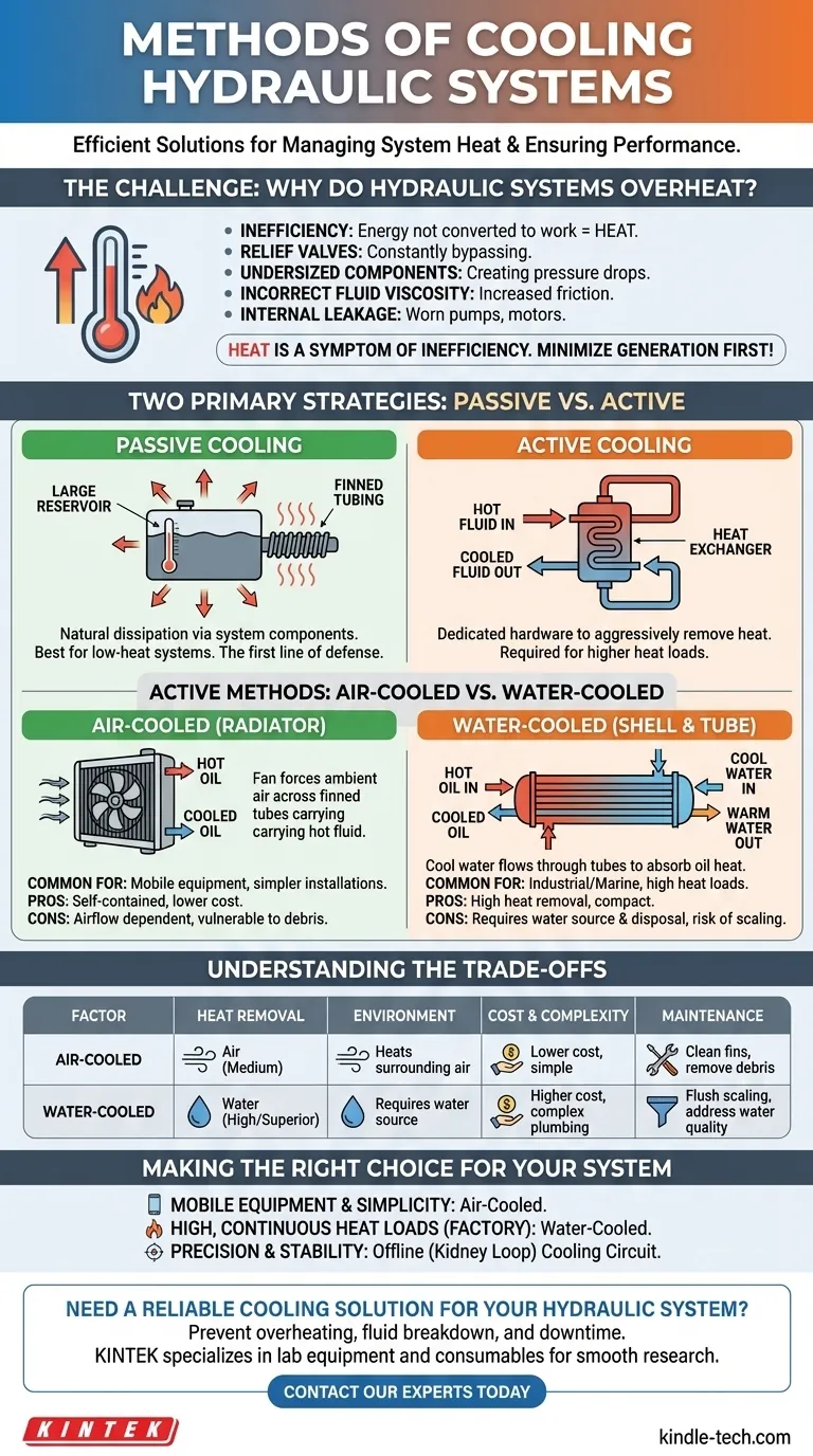 Quelles sont les méthodes de refroidissement des systèmes hydrauliques ? Prévenir la surchauffe grâce au refroidissement passif et actif Guide Visuel