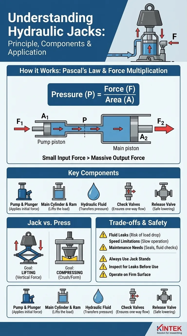 什么是液压千斤顶？举升重物的简单物理原理 图解指南