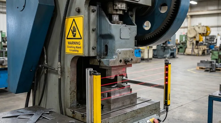 Quels sont les dangers des presses mécaniques ? Protégez votre équipe contre les risques d'écrasement et d'amputation